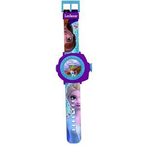 Lexibook Frozen 2 Adjustable projection watch digital screen – 20 images of Elsa, Anna and Olaf for Children/Girls Blue and Purple –– DMW050FZLXB Lexibook Frozen 2 Adjustable projection watch digital screen – 20 images of Elsa, Anna and Olaf for Children/Girls Blue and Purple –– DMW050FZLXB
