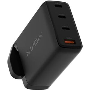 Magix 120W 4-Port Plug, USB C GaN Charger PD Power Delivery, 3x USB-C and 1x USB-A ports, for MacBook Pro/Air, iPad Mini, iPhone 15/14/13/12 Series, Galaxy S23, Pixel 7, Matebook, and More (UK PLUG) Magix 120W 4-Port Plug, USB C GaN Charger PD Power Delivery, 3x USB-C and 1x USB-A ports, for MacBook Pro/Air, iPad Mini, iPhone 15/14/13/12 Series, Galaxy S23, Pixel 7, Matebook, and More (UK PLUG)