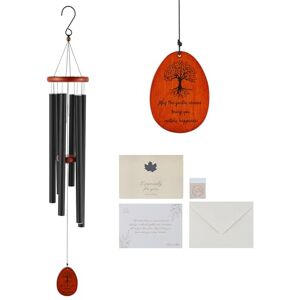 VEVOR 1042 mm, Deep Tone 6 Tubes, Unique Memorial Anniversary, Amazing Outdoor Decor for Your Patio, Porch, Garden and Backyard, Black, Aluminium, Large 41inch Wind Chimes VEVOR 1042 mm, Deep Tone 6 Tubes, Unique Memorial Anniversary, Amazing Outdoor Decor for Your Patio, Porch, Garden and Backyard, Black, Aluminium, Large 41inch Wind Chimes