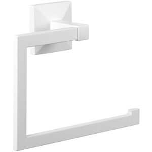 TATAY Towel Rail Bathroom Without Drilling or With Screws Includes Glue&Fix Adhesive Kit (Holds up to 5kg) and Screws Stainless Steel Modern Design 20 x 6.5 x 16 cm Iconik Model White TATAY Towel Rail Bathroom Without Drilling or With Screws Includes Glue&Fix Adhesive Kit (Holds up to 5kg) and Screws Stainless Steel Modern Design 20 x 6.5 x 16 cm Iconik Model White