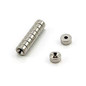 FIRST4MAGNETS Samarium Cobalt Magnet for Motors, Electric Motors, Turbo Machinery and Sensors 10mm dia x 5mm 1.4kg Pull North High Temperature Pack of 4 FIRST4MAGNETS Samarium Cobalt Magnet for Motors, Electric Motors, Turbo Machinery and Sensors 10mm dia x 5mm 1.4kg Pull North High Temperature Pack of 4