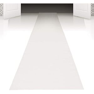 Boland White Carpet Party Runner – 450 x 60 cm Self-Adhesive Aisle Runner for Wedding, VIP Events, Prom Night, Hallway, Stair & Birthday Party Decoration Boland White Carpet Party Runner – 450 x 60 cm Self-Adhesive Aisle Runner for Wedding, VIP Events, Prom Night, Hallway, Stair & Birthday Party Decoration