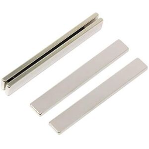 FIRST4MAGNETS N42 Neodymium Magnet for Arts, Crafts, Model Making, DIY, Hobbies, Office, and Home 75mm x 10mm x 3mm thick 12.4kg Pull Pack of 4 FIRST4MAGNETS N42 Neodymium Magnet for Arts, Crafts, Model Making, DIY, Hobbies, Office, and Home 75mm x 10mm x 3mm thick 12.4kg Pull Pack of 4