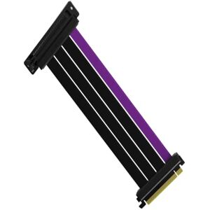 Cooler Master MASTERACCESSORY Riser Cable PCIe 4.0 x16-200mm, PCIe 4.0 Compatible, EMI Shielded 30 AWG, Protective ABS Casing for Graphics Card Cooler Master MASTERACCESSORY Riser Cable PCIe 4.0 x16-200mm, PCIe 4.0 Compatible, EMI Shielded 30 AWG, Protective ABS Casing for Graphics Card