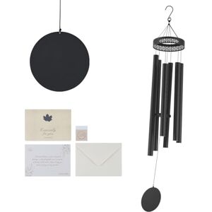 VEVOR Wind Chimes Outdoor 1473mm Deep Tone Wind Chimes with 6 Tubes Patio Porch Garden Yard Decor Black VEVOR Wind Chimes Outdoor 1473mm Deep Tone Wind Chimes with 6 Tubes Patio Porch Garden Yard Decor Black