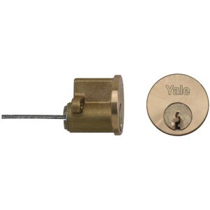 Yale Replacement Rim Cylinder, 6 Keys Provided, P-polished Brass, Suitable for 38-57 mm Doors Yale Replacement Rim Cylinder, 6 Keys Provided, P-polished Brass, Suitable for 38-57 mm Doors