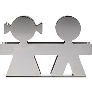 Alessi Girotondo Envelope Holder, (AKK40), Silver, 16 cm x 4 cm Alessi Girotondo Envelope Holder, (AKK40), Silver, 16 cm x 4 cm