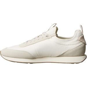 Calvin Klein Men's Retro Runner Sock Laceup Mix MAT YM0YM01414 Low Top, Beige (Marshmallow/Eggshell), 8 Calvin Klein Men's Retro Runner Sock Laceup Mix MAT YM0YM01414 Low Top, Beige (Marshmallow/Eggshell), 8