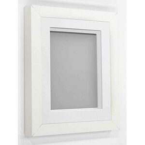 Frame Company Rickman Box Frame White with White Mount, 8x6 for 5x3 inch Frame Company Rickman Box Frame White with White Mount, 8x6 for 5x3 inch