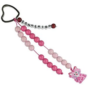 Pracht Creatives Hobby 5935-12151 Rake Chain for DIY with Key Ring School Child Pink/Pink Craft Set with 20 Rough Beads Ideal as a Gift for School or Sugar Bag Pracht Creatives Hobby 5935-12151 Rake Chain for DIY with Key Ring School Child Pink/Pink Craft Set with 20 Rough Beads Ideal as a Gift for School or Sugar Bag