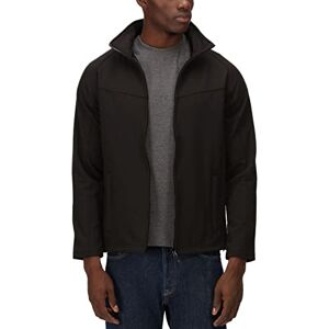 Regatta Professional Men's Uproar Interactive Wind Resistant Softshell, All Black, size Medium Regatta Professional Men's Uproar Interactive Wind Resistant Softshell, All Black, size Medium