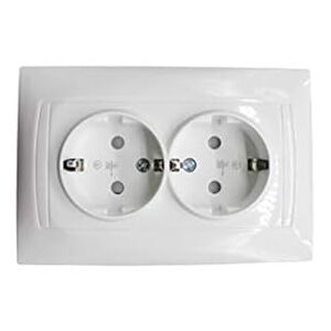 VoltShine Schuko Double recessed Base 16A, Ideal for Providing Secure and Reliable Connections in Any Space. Its Elegant Design Blends Seamlessly into Modern environments. VoltShine Schuko Double recessed Base 16A, Ideal for Providing Secure and Reliable Connections in Any Space. Its Elegant Design Blends Seamlessly into Modern environments.