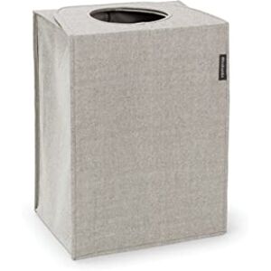 Brabantia Laundry Bag Rectangular Foldable Top Quick-drop Opening Space Efficient Easy to Unload Large Opening for Dirty Clothes Grey 55L Brabantia Laundry Bag Rectangular Foldable Top Quick-drop Opening Space Efficient Easy to Unload Large Opening for Dirty Clothes Grey 55L