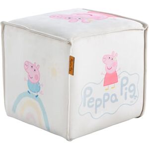 roba Children's Stool in Peppa Pig Design Seat Cube for Boys & Girls from 18 Months Load Capacity up to 60 kg Padded Stool in Beige with Pink Peppa Print roba Children's Stool in Peppa Pig Design Seat Cube for Boys & Girls from 18 Months Load Capacity up to 60 kg Padded Stool in Beige with Pink Peppa Print