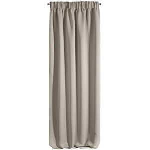 Eurofirany Design91 Smooth Blackout Curtains, Soft Curtains, Modern Plain Bedroom, Children's Room, Living Room, Cappuccino, 135 x 270 cm Eurofirany Design91 Smooth Blackout Curtains, Soft Curtains, Modern Plain Bedroom, Children's Room, Living Room, Cappuccino, 135 x 270 cm