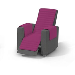 Italian Bed Linen Elegant Quilted Sofa Recliner Cover, Microfiber, lillac/Fuchsia, Standard Italian Bed Linen Elegant Quilted Sofa Recliner Cover, Microfiber, lillac/Fuchsia, Standard