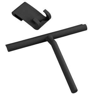 Avilia Window Squeegee for Shower and Mirrors – Squeegee with Wall Hook for Tiles and Windows, Stainless Steel, 32 x 30 x 4.5 cm, Black Avilia Window Squeegee for Shower and Mirrors – Squeegee with Wall Hook for Tiles and Windows, Stainless Steel, 32 x 30 x 4.5 cm, Black