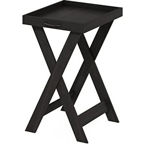 Furinno CLASSIC Side Table, Tray Top End Table with X-Legs, Criss-Crossed Night Stand, Bedside Table, Tray Table, for Living Room, Bedroom, Espresso Furinno CLASSIC Side Table, Tray Top End Table with X-Legs, Criss-Crossed Night Stand, Bedside Table, Tray Table, for Living Room, Bedroom, Espresso
