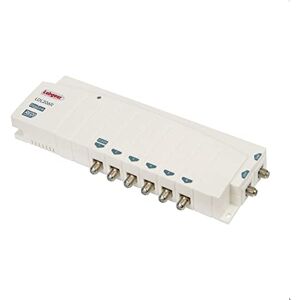 Labgear TV & Radio Signal Booster Aerial Amplifier, 6 Way 12V DC Line Powered Signal Distribution Amplifier with F-Type Connections, Professional Booster with IR Bypass (Power Label may vary) Labgear TV & Radio Signal Booster Aerial Amplifier, 6 Way 12V DC Line Powered Signal Distribution Amplifier with F-Type Connections, Professional Booster with IR Bypass (Power Label may vary)