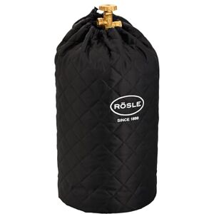 RÖSLE Gas bottle cover with 5 kg filling weight, high-quality protective cover made of 100% polyester, with practical Velcro fastener and drawstring RÖSLE Gas bottle cover with 5 kg filling weight, high-quality protective cover made of 100% polyester, with practical Velcro fastener and drawstring