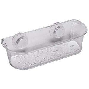 Croydex PA120632 Press 'N' Lock Suction Fit Long Basket, Silver Croydex PA120632 Press 'N' Lock Suction Fit Long Basket, Silver