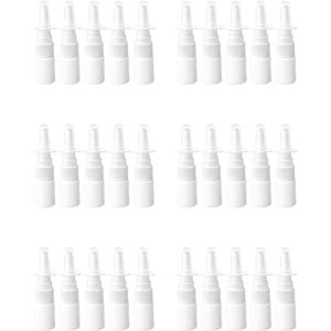 SRMAN 30Pcs 10Ml Spray Bottle Refillable Plastic Mist Nose Nasal Sprayer SRMAN 30Pcs 10Ml Spray Bottle Refillable Plastic Mist Nose Nasal Sprayer