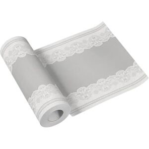 PAW Decor Collection PAW Tablerunner made of airlaid (40 cm x 24 m) I Tabledecoration for communion, confirmation, wedding, birthday, garden party, baptism I Tabletape classic ornament, silver I Color: royal lace PAW Decor Collection PAW Tablerunner made of airlaid (40 cm x 24 m) I Tabledecoration for communion, confirmation, wedding, birthday, garden party, baptism I Tabletape classic ornament, silver I Color: royal lace