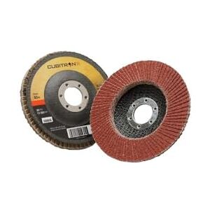 3M Cubitron II Flap Disc 967A, T27, 4-1/2 in x 7/8 in, 40+, 10 per case,Brown 3M Cubitron II Flap Disc 967A, T27, 4-1/2 in x 7/8 in, 40+, 10 per case,Brown