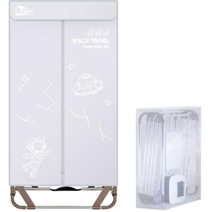 Uten Clothes Dryer Electric Indoor, 2-Tier Heated Clothes Airer, Foldable Dryer Wardrobe Drying Rack with storage Bag, 1500w Quick Dry for All Fabrics, Suitable for Home Uten Clothes Dryer Electric Indoor, 2-Tier Heated Clothes Airer, Foldable Dryer Wardrobe Drying Rack with storage Bag, 1500w Quick Dry for All Fabrics, Suitable for Home