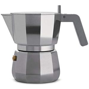 Alessi DC06/3 Designer Espresso Coffee Maker, Cast Aluminium, 3 Cups, Grey, 15 cl Alessi DC06/3 Designer Espresso Coffee Maker, Cast Aluminium, 3 Cups, Grey, 15 cl