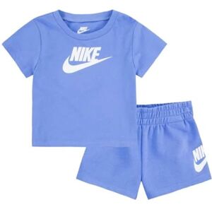 Nike Children's Club Tee and Shorts Set 56L596, Sky Blue, 68 Nike Children's Club Tee and Shorts Set 56L596, Sky Blue, 68