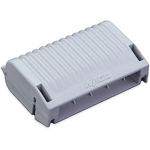WAGO Gelbox, Moisture Protection for Connecting Terminals, Compatible with the 221 and 2273 Series, Without Splicing Connectors, 207-1333, Size 3, Gray, 3-Piece WAGO Gelbox, Moisture Protection for Connecting Terminals, Compatible with the 221 and 2273 Series, Without Splicing Connectors, 207-1333, Size 3, Gray, 3-Piece