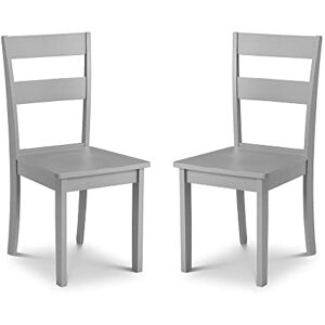 Julian Bowen Set Of 2 Kobe Dining Chairs Grey Julian Bowen Set Of 2 Kobe Dining Chairs Grey