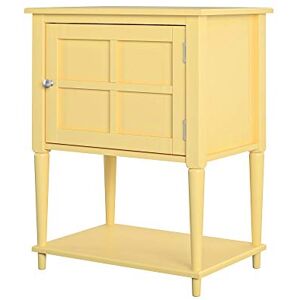 Dorel Home Furnishings Fairmont Accent Table Yellow Dorel Home Furnishings Fairmont Accent Table Yellow
