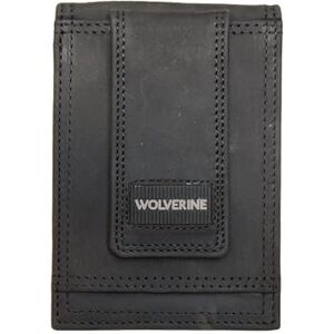 Wolverine Heavy Duty Leather Front Pocket Black OS Black One Size Wolverine Heavy Duty Leather Front Pocket Black OS Black One Size