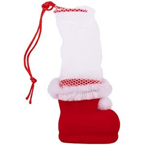 Idena 8550022 Christmas Stocking Empty / Plastic Flocked with Plush and Velvet / 30 cm Idena 8550022 Christmas Stocking Empty / Plastic Flocked with Plush and Velvet / 30 cm