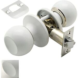 WOLFPACK Simple White Doorknob WOLFPACK Simple White Doorknob