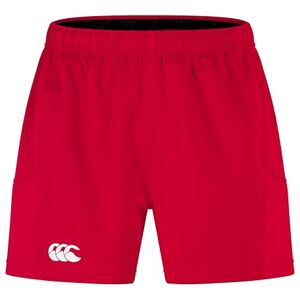 Canterbury Men's Advantage Rugby Shorts 2.0 Elasticated Waist CCC Logo Gym Shorts, Flag Red, 2XL Canterbury Men's Advantage Rugby Shorts 2.0 Elasticated Waist CCC Logo Gym Shorts, Flag Red, 2XL