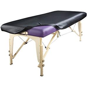 Luxe Master Massage Rectangular Universal Fabric Fitted PU Vinyl Leather Ultra-Durable Massage Table Protection Cover-Replacement Cover Protector, Black Luxe Master Massage Rectangular Universal Fabric Fitted PU Vinyl Leather Ultra-Durable Massage Table Protection Cover-Replacement Cover Protector, Black