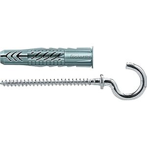 fischer Universal Wall Plug UX 6 x 35 RH with Rim & Round Hook fischer Universal Wall Plug UX 6 x 35 RH with Rim & Round Hook