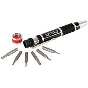 Wiha MicroBit Pocket Clip Set with Phillips #000-#0, Slotted 1 Wiha MicroBit Pocket Clip Set with Phillips #000-#0, Slotted 1