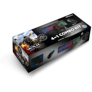 Maxx Tech 4in1 Combo Kit – Keyboard rainbow LED lighting/Optical Mouse/Stereo multiplatform gaming headset with 3.5mm jack, USB/Mouse, 250x210x2mm mat PLUS download code Men of War Game of The Year Maxx Tech 4in1 Combo Kit – Keyboard rainbow LED lighting/Optical Mouse/Stereo multiplatform gaming headset with 3.5mm jack, USB/Mouse, 250x210x2mm mat PLUS download code Men of War Game of The Year