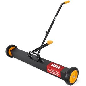 Pyle Magnetic Sweeper with Wheels 91cm, Rolling Paddle Broom Sweeper, Magnetic Sweepers with Adjustable Handle,Strong & Durable Construction, Heavy-Duty Metal Cleaning Pickup for Nails/Needles/Screws Pyle Magnetic Sweeper with Wheels 91cm, Rolling Paddle Broom Sweeper, Magnetic Sweepers with Adjustable Handle,Strong & Durable Construction, Heavy-Duty Metal Cleaning Pickup for Nails/Needles/Screws