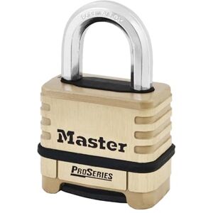 Master Lock 1175D Brass ProSeries 4 Digit Padlock, 16.6 cm x 9.2 cm x 3.8 cm, 1175 Master Lock 1175D Brass ProSeries 4 Digit Padlock, 16.6 cm x 9.2 cm x 3.8 cm, 1175