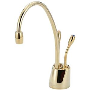 InSinkErator Contemporary Instant Hot and Cold Water Dispenser Faucet Only, French Gold, F-HC1100FG InSinkErator Contemporary Instant Hot and Cold Water Dispenser Faucet Only, French Gold, F-HC1100FG