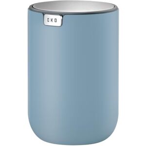 EKO Fandy Table Bin, 1.5L Mini Desk Rubbish Bin with Swing-Top Lid, 1.5 Litre Small Table Round Wastebasket for Office, Home, Bathroom, Bedroom, Car (Blue) EKO Fandy Table Bin, 1.5L Mini Desk Rubbish Bin with Swing-Top Lid, 1.5 Litre Small Table Round Wastebasket for Office, Home, Bathroom, Bedroom, Car (Blue)