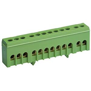 REV Protective Conductor Terminal Green 12-pin x 16, Wire Connectors Block REV Protective Conductor Terminal Green 12-pin x 16, Wire Connectors Block