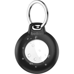 Belkin Waterproof Apple AirTag Secure Holder with Key Ring, Durable Scratch-Resistant AirTag Case, Protective AirTag Keychain Accessory for Keys, Pets, Luggage, Backpacks, and More Black (1-pack) Belkin Waterproof Apple AirTag Secure Holder with Key Ring, Durable Scratch-Resistant AirTag Case, Protective AirTag Keychain Accessory for Keys, Pets, Luggage, Backpacks, and More Black (1-pack)