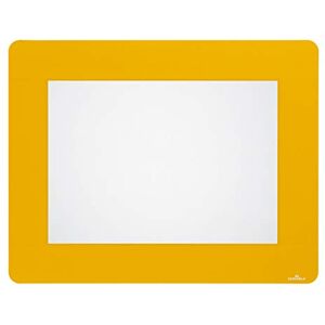 Durable Removable Self-Adhesive A4 Floor Frame Non-Slip Safety Label Holder Pack of 10 Yellow 401 x 314 x 0.4mm Durable Removable Self-Adhesive A4 Floor Frame Non-Slip Safety Label Holder Pack of 10 Yellow 401 x 314 x 0.4mm