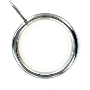 Merriway BH05504 (24 Pcs) Silent Running Curtain Drapery Pole Rod Ring Fixed Eye Chrome Inner Dimension 23mm Pack of 24 Pieces, Silver Merriway BH05504 (24 Pcs) Silent Running Curtain Drapery Pole Rod Ring Fixed Eye Chrome Inner Dimension 23mm Pack of 24 Pieces, Silver